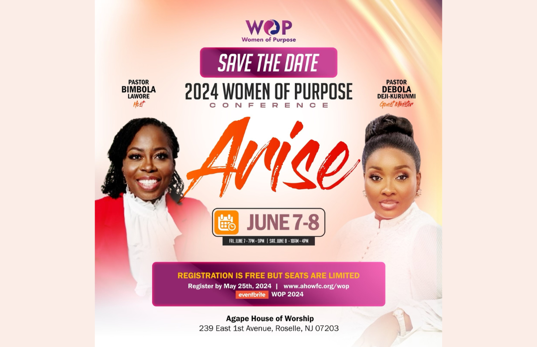 Women Of Purpose ARISE Conference 2025 Agape House of Worship