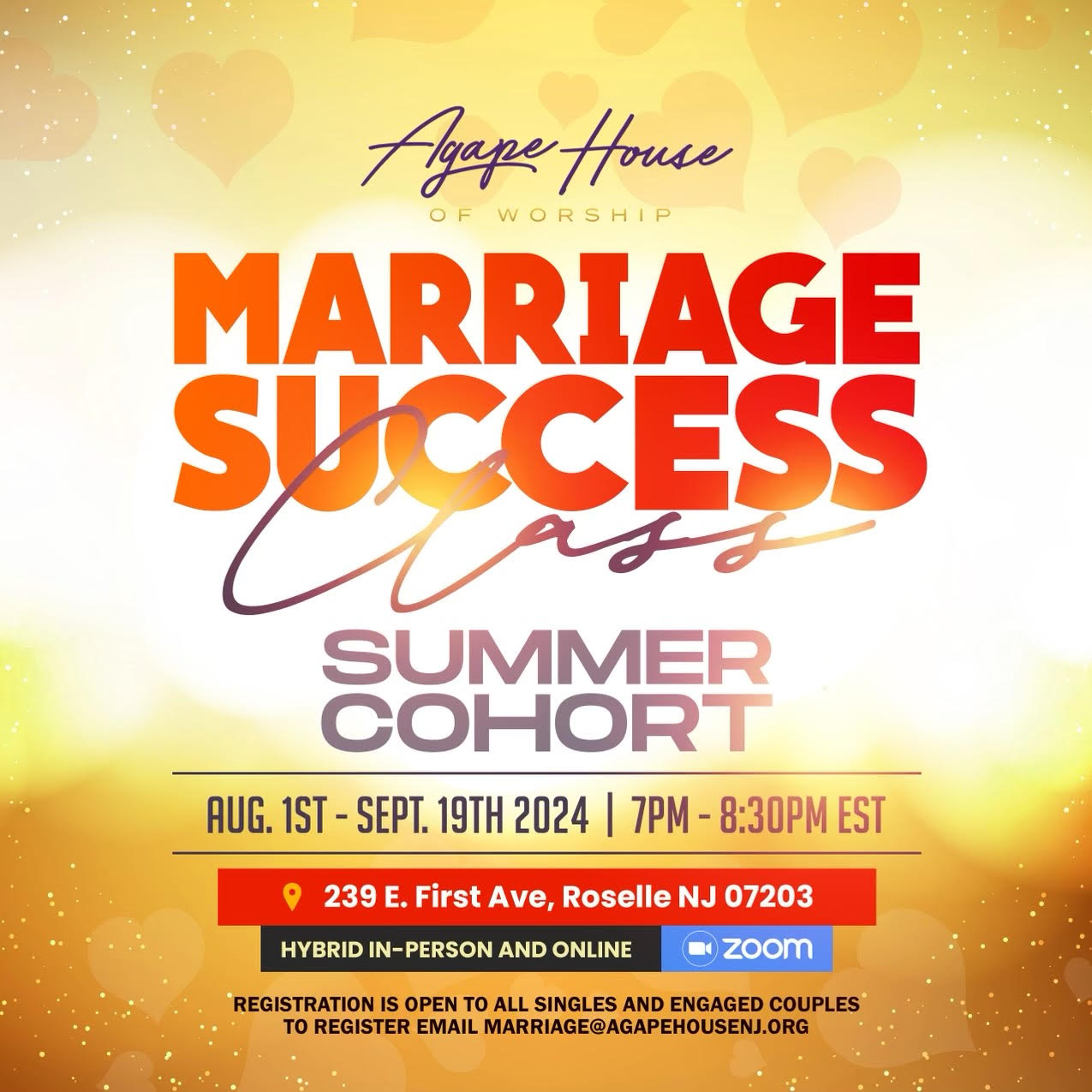 Summer Marriage Success Class