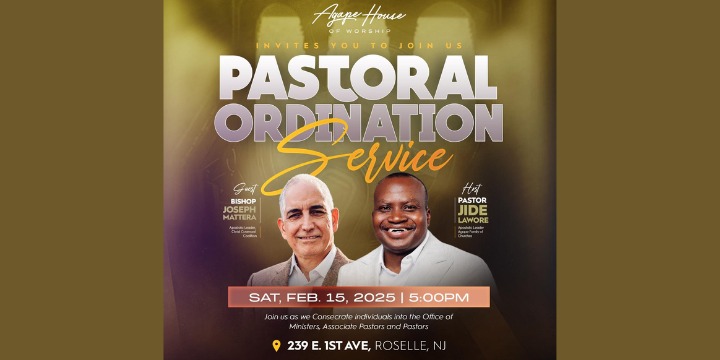 Pastoral Ordination Service 2025