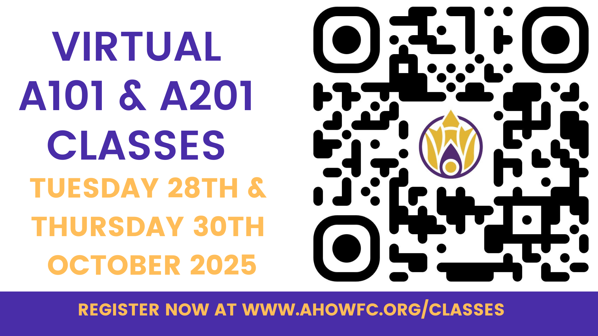 2025: A101 Membership Class & A201 Ministry Orientation Class